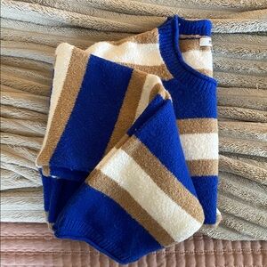 Madewell blue stripe sweater